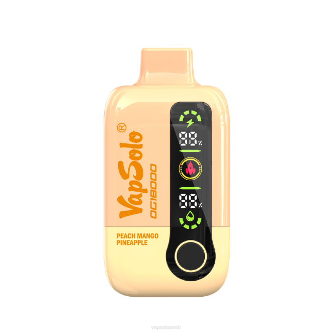 VapSolo DG18000 ühekordne vape | Vapsolo Puffs XTP253 virsiku mango ananass