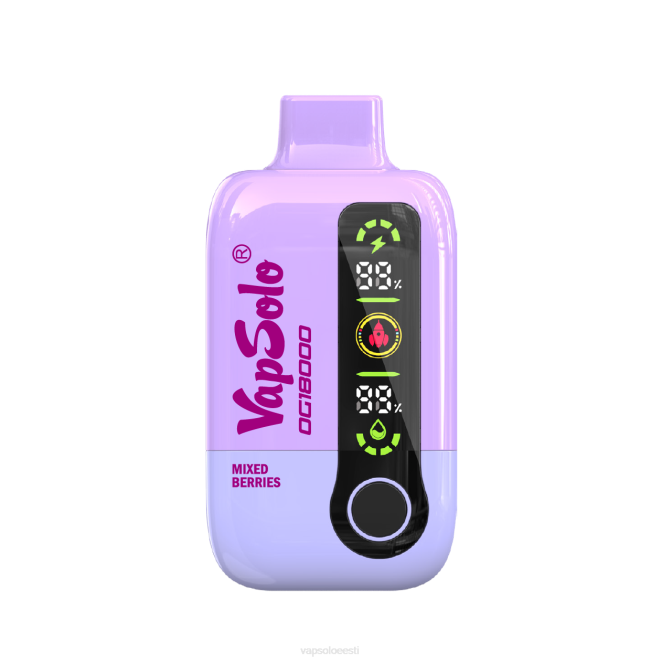 VapSolo DG18000 ühekordne vape | Vapsolo Review XTP251 segatud marja
