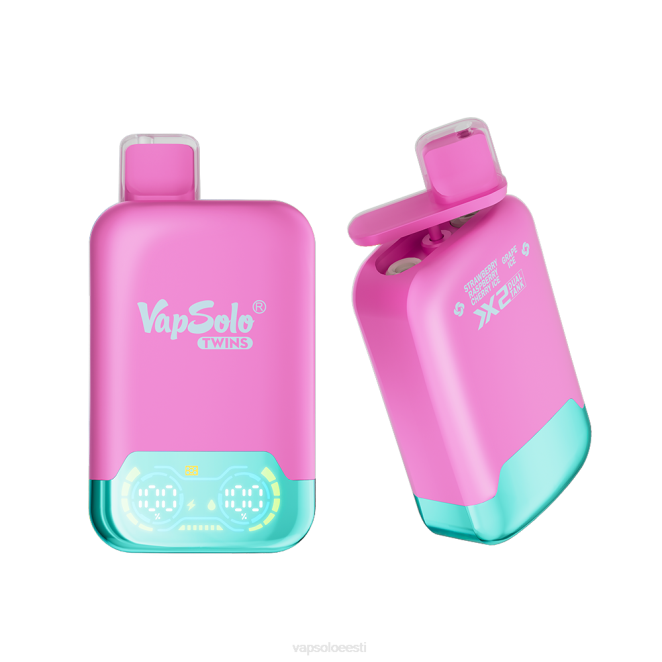 VapSolo TWINS ühekordne vape | Vapsolo Review XTP233 maasika vaarika kirsijää & viinamarjajää