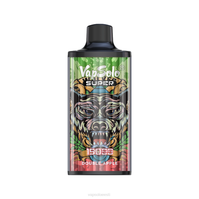 VapSolo SUPER ühekordne vape | Vapsolo Puffs XTP217 kahekordne õun