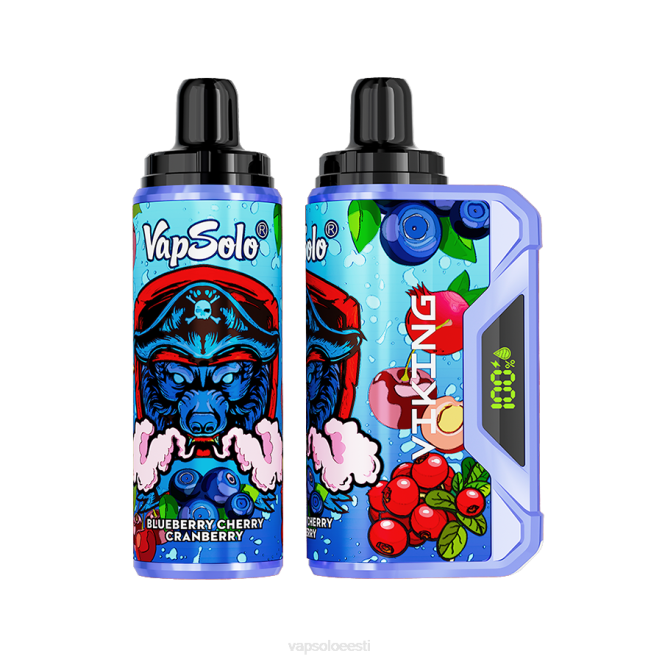 VapSolo VIKING ühekordne vape | Vapsolo Eesti XTP237 mustikas kirss jõhvikas