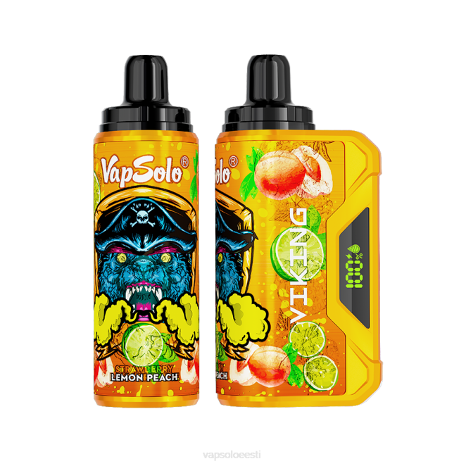 VapSolo VIKING ühekordne vape | Vapsolo Puffs XTP241 sidruni virsik