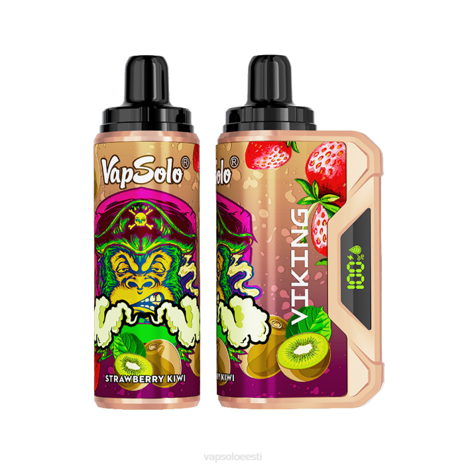 VapSolo VIKING ühekordne vape | Vapsolo Puffs XTP244 maasika kiivi