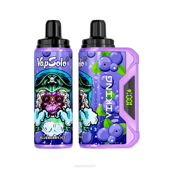 VapSolo VIKING ühekordne vape | Vapsolo Review XTP236 mustikas