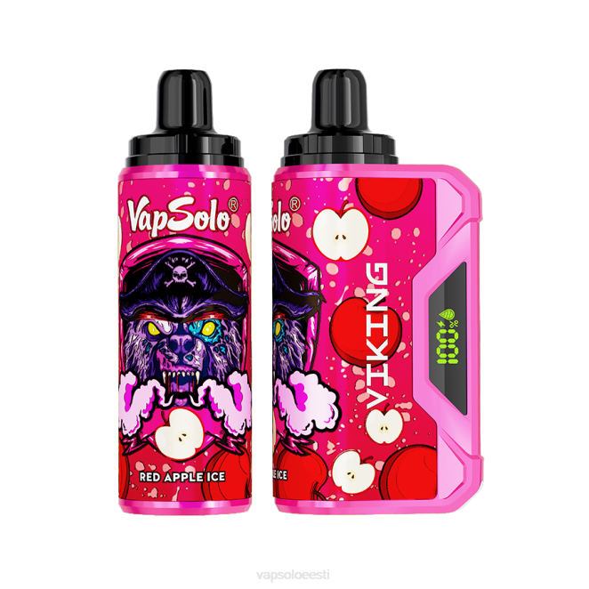 VapSolo VIKING ühekordne vape | Vapsolo Review XTP242 punase õuna jää